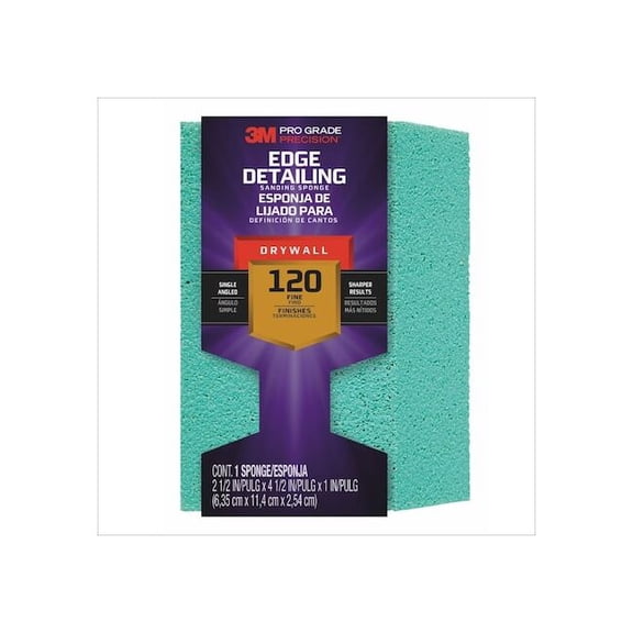 3m Sanding Sponge,Fine,4 1/2"L,2 1/2"W 30904FPSA