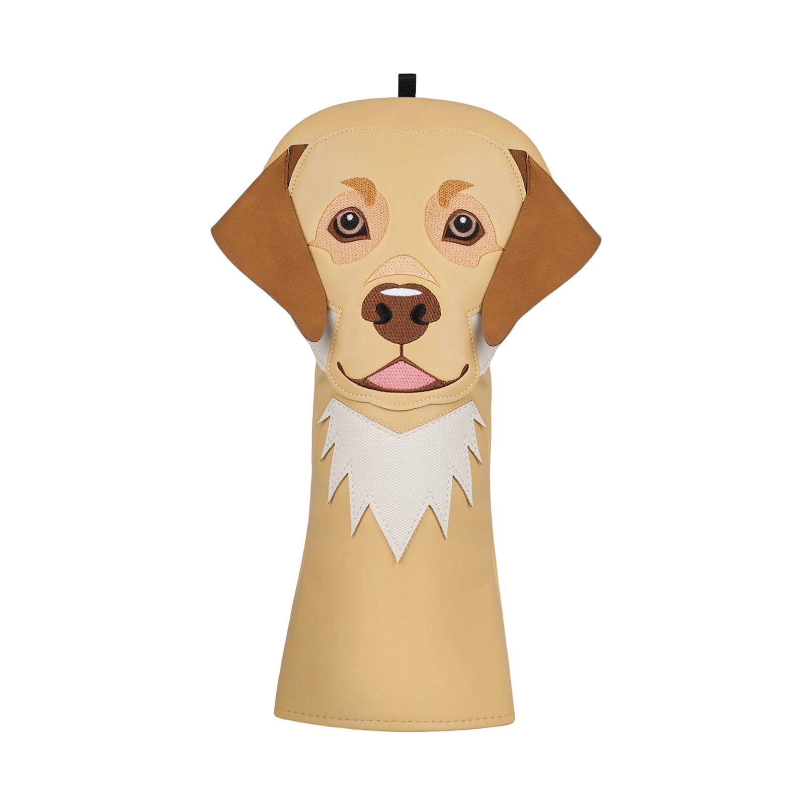 funtasica Dog-shaped Wooden Golf Club Cover, Wooden Club Headcover, Transport Protection, Golf Accessory, Scratch-resistant Protection for Drivers