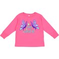 thumbnail image 3 of Inktastic Big Sister Cute Butterflies Girls Long Sleeve Toddler T-Shirt, 3 of 5