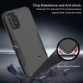 thumbnail image 5 of Mantto for Samsung Galaxy A53 5G Case, Heavy Duty Shockproof Drop Protective Hybrid 3 Layer Full Body Rugged Military Grade Protection Hard PC Phone Cover For Samsung Galaxy A53 5G, Black, 5 of 6