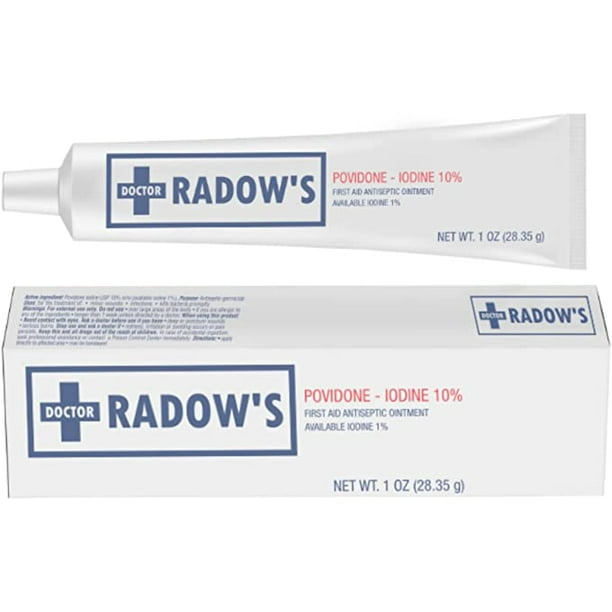 Doctor Radow’s Povidone Iodine First Aid Antiseptic Ointment 10 3X