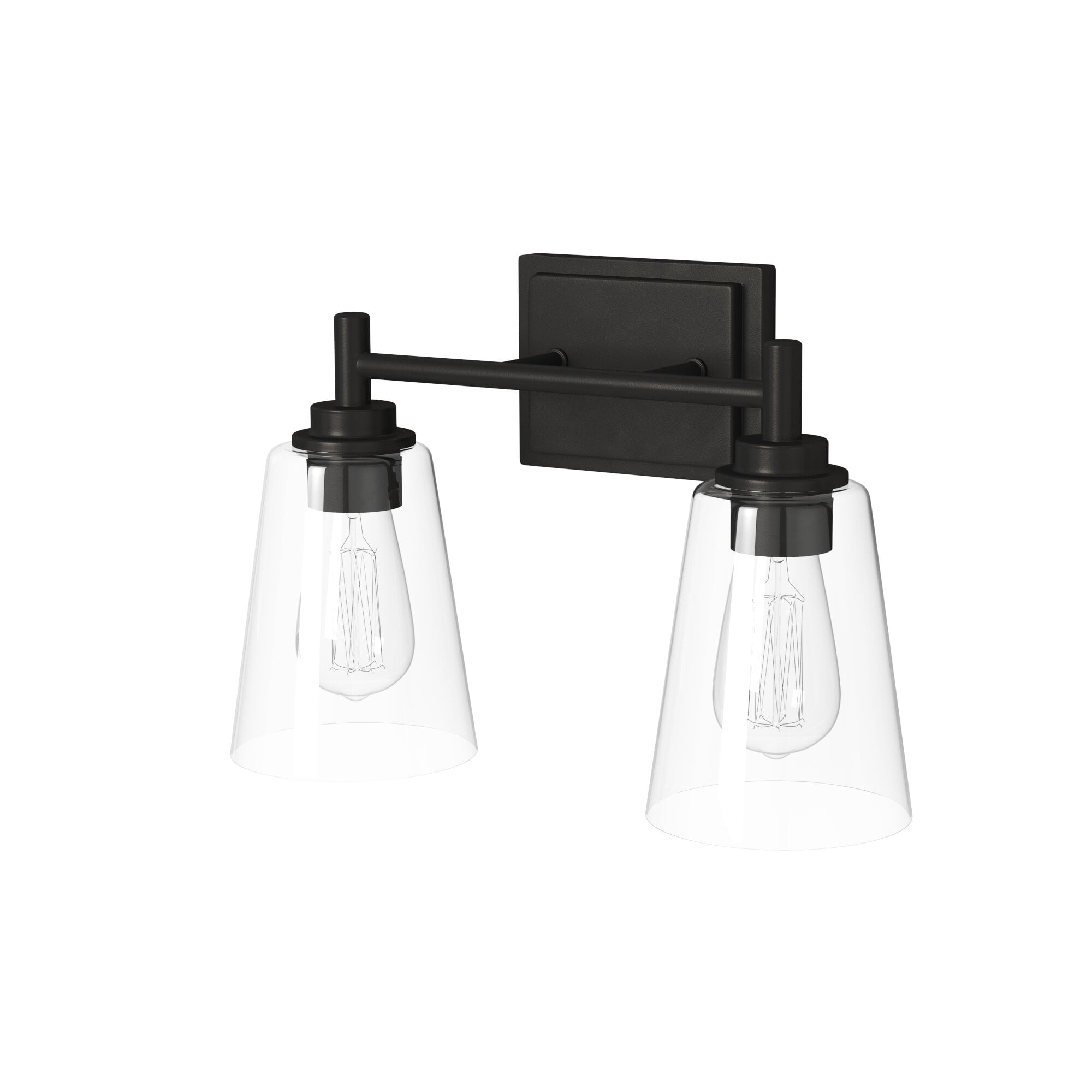 95702-MB-Designers Fountain-Westin - Two Light Bath Bar-Matte Black Finish