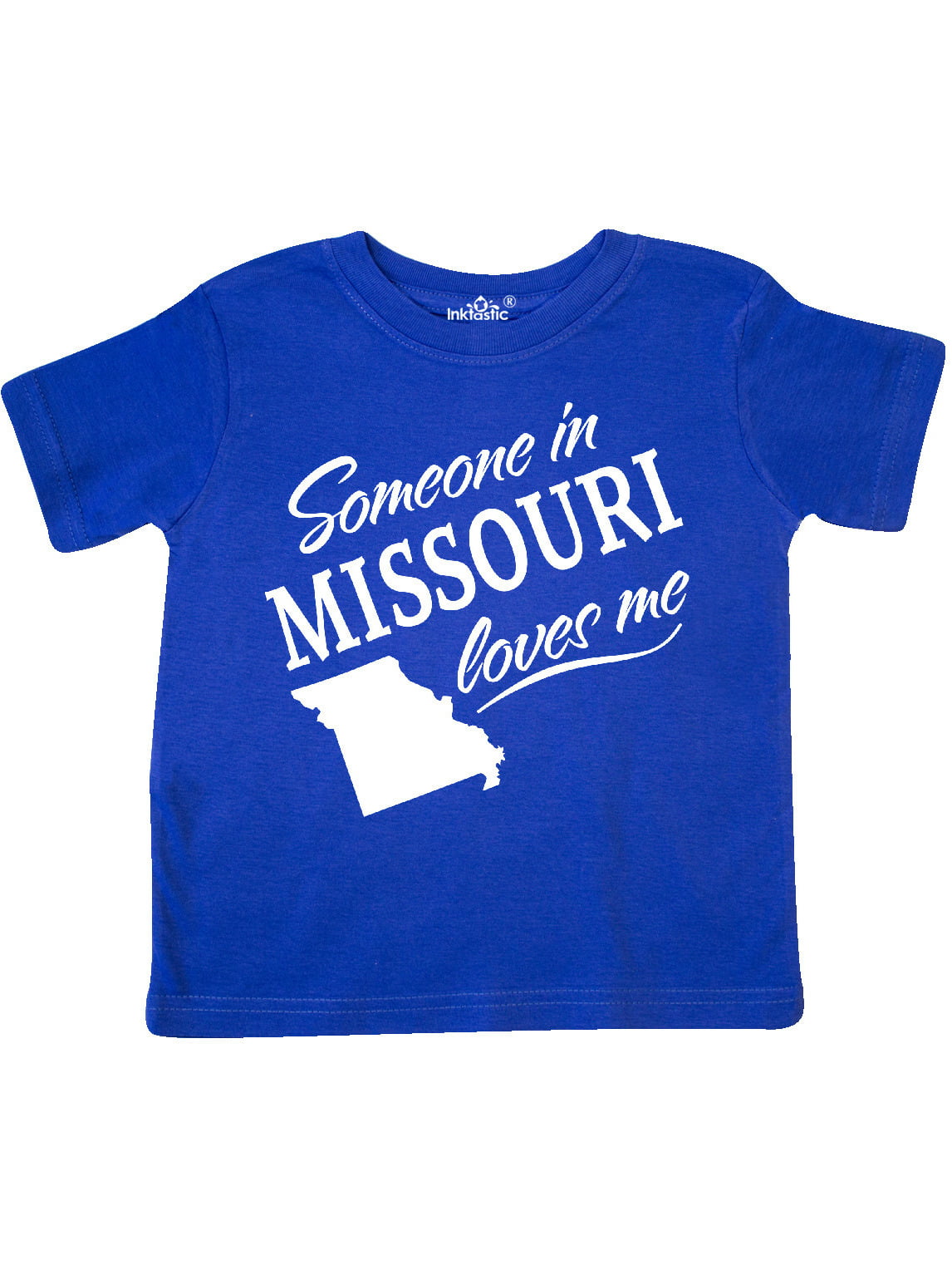 Toddler/Kids Short Sleeve T-Shirt My Godmother in Missouri Loves Me 
