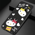thumbnail image 1 of Sanrio Hello Kitty Cute Phone Case for Xiaomi Poco X3 Pro F1 X4 NFC C50 C51 C40 F4 GT X5 M3 M5 M5s M4 C55 Black Soft Cover ZR, 1 of 7