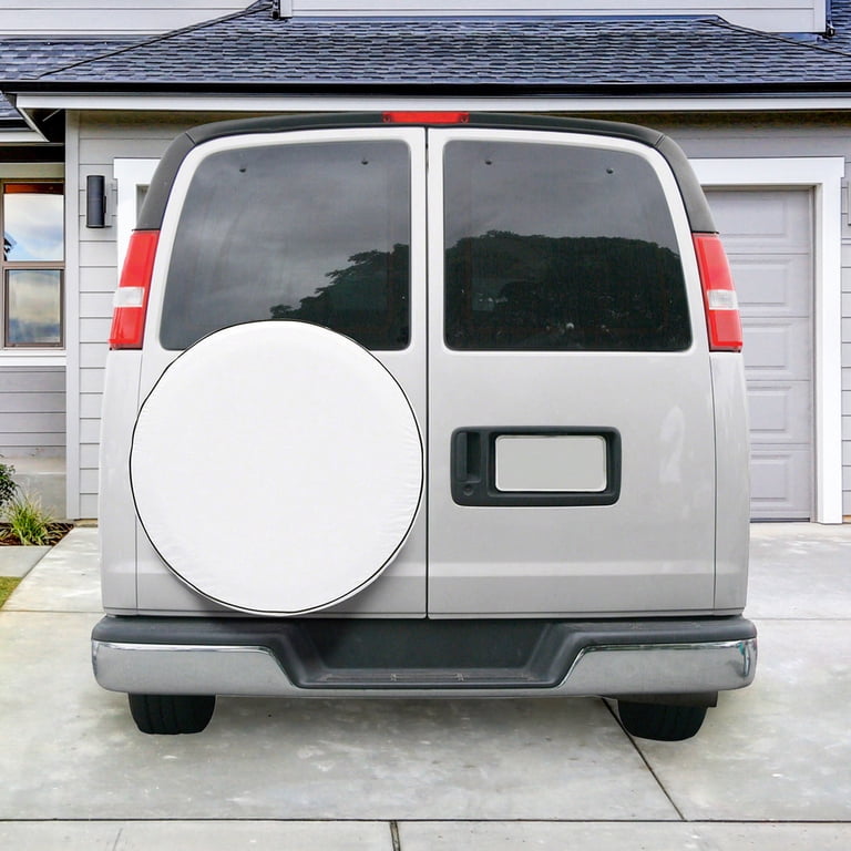 28-29” Black Spare Tire Cover For Jeep, Trailer, RV, Camper – Universal 210D Oxford Fabric