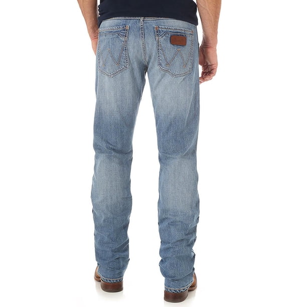 Wrangler - Wrangler Men's Retro Slim Fit Straight Leg Jeans, Greybull, 31x36 - Walmart.com 