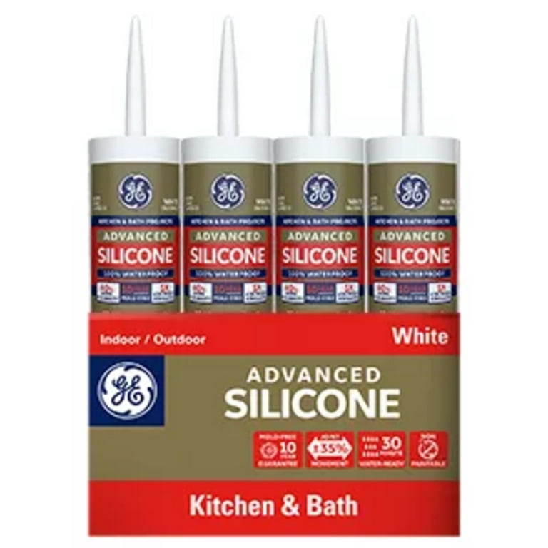 GE Advanced Silicone 2 Kitchen and Bath, Tub and Tile 10.1-oz