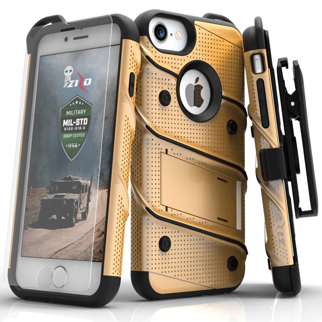 ZIZO BOLT Series for iPhone SE (2020) / iPhone 8 / iPhone 7 Case with