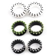 thumbnail image 3 of EG Gifts Silicone Tunnels Plugs With Silicone Spikes Double Flared Set Of 2, 3 of 4