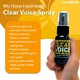 thumbnail image 3 of LIQUIDHEALTH Clear Voice Natural Vocal Throat Spray, Honey Lemon 1 fl Oz, 3 of 5