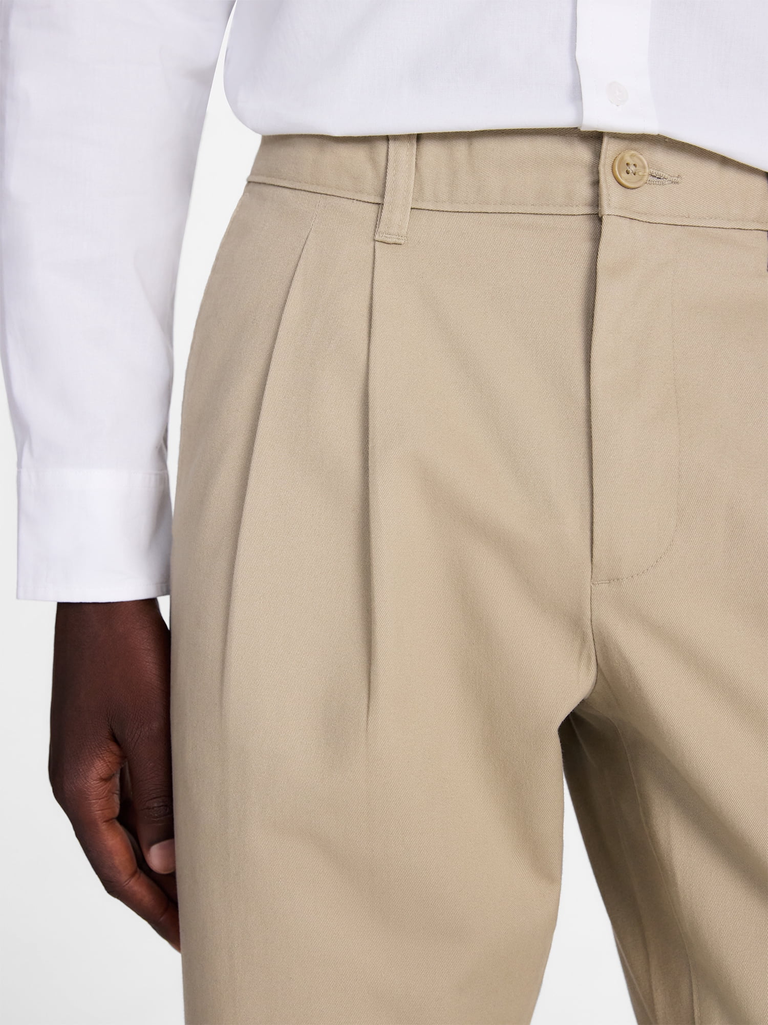 George Men's Straight Fit Pleated Pants, Sizes 28-48