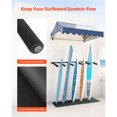 thumbnail image 4 of KFFKFF 5-Tier Vertical Surfboard Rack for Storage and Display, Adjustable Metal Organizer with Sponge Padding, Wall-Mounted Holder for Surfboards, Snowboards, and Kiteboards, 4 of 9