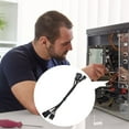 thumbnail image 1 of Moluckfu 5Ud Adaptador De Cable CPU Para Ventilador Con Negro Para Uso En Casa, 1 of 8
