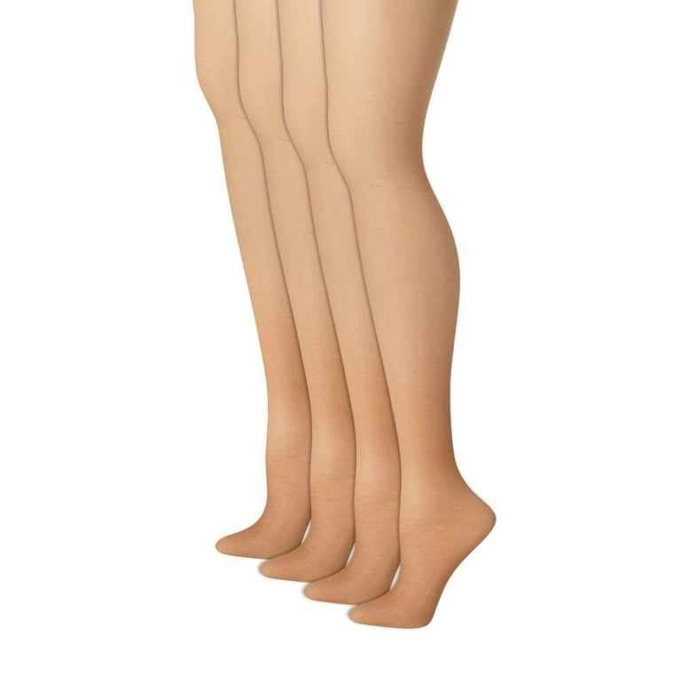 Multi Packs Silk Reflections Control Top Sandalfoot Pantyhose