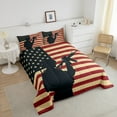 thumbnail image 4 of Erosebridal USA Flag Comforter Sets, Soldier Silhouette Comforters & Duvets, Militaruy Army Theme Home Decor, Reversible 2-Piece, 4 of 8