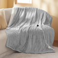 thumbnail image 1 of Manta eléctrica Bedsure con calefacción, 130 x 150 cm, color gris claro, 1 of 7