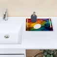thumbnail image 7 of Iauyy Modern Square Bathroom Tray with Handles - Acrylic & Aluminum Alloy Vanity Countertop Organizer ，Fluid, 7 of 7