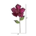 thumbnail image 2 of Vickerman OF160345 Mauve Hibiscus Flower Stem, 23 & 8 in., 2 of 3