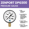 thumbnail image 4 of Zenport DPG300 Dry Air Pressure Gauge, 300 PSI, 4 of 5