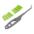 thumbnail image 3 of Glass Glue Angle Scraper Caulk Tool Multi-Angle Sealant Scraper Spatula Remove Scraper Grout Kit Bathroom Kitchen Tile Floor Gap Transparent Bag, 3 of 9