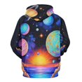 thumbnail image 3 of Galaxy Dream Planets-2 Men's Women New Sweatshirt Hoodie Men's Plus Size Sweatshirt Hooded Sweatshirt 3d Printed Street Men's Cloth, 3 of 6