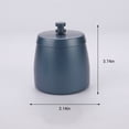 thumbnail image 2 of Cendrier à Cigares en Acier Inoxydable: Support de Cendres Coupe-Vent Cendrier de Table avec Couvercle, 2 of 8