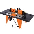 thumbnail image 2 of Electric Benchtop Router Table Wood Working Tool,black,orange color, 2 of 10