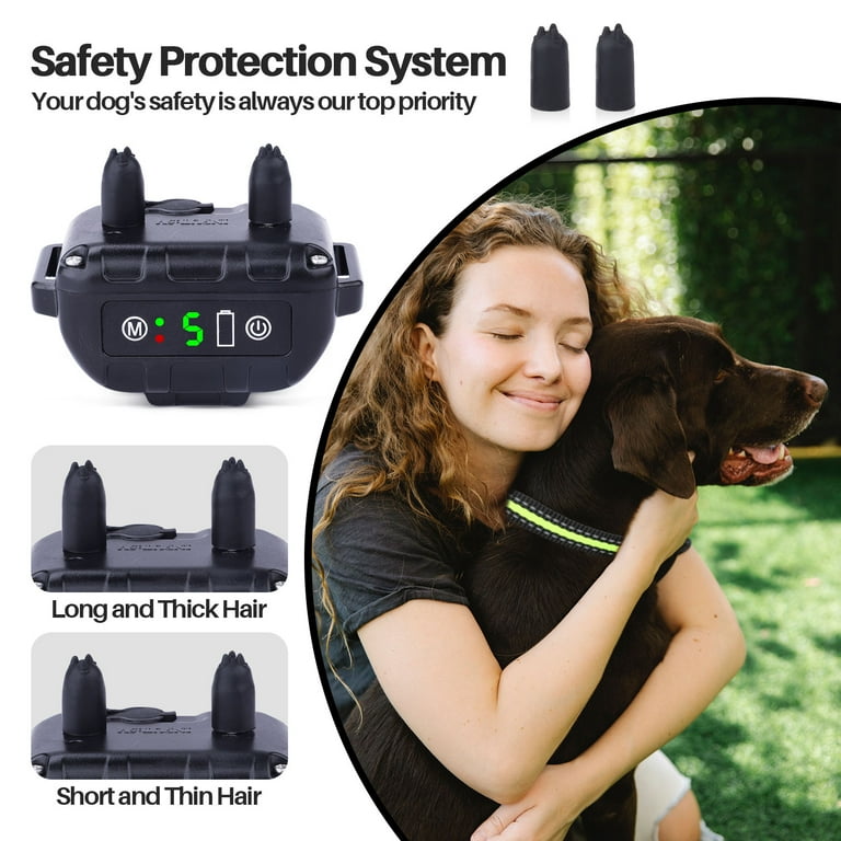 MAXLAPTER Dog Bark Collar Barking Collar for Dogs Dog Bark Collar with 3 Modes Beep Vibration and Shock Dog Shock Collar for Small Medium and Large Dogs Walmart