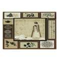 thumbnail image 1 of Japanese Cutting Board, Girl in Traditional Dress and Cultural Patterns Ornaments Antique Eastern Collage, Decorative Tempered Glass Cutting and Serving Board, Large Size, Multicolor, by Ambesonne, 1 of 1
