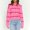 *Pink, variant on ClodeEU Womens Heart Sweater, Crew Neck Cute Ribbed Knit Sweaters, Loose Casual Pullover Tops Pink,Womens Plus L