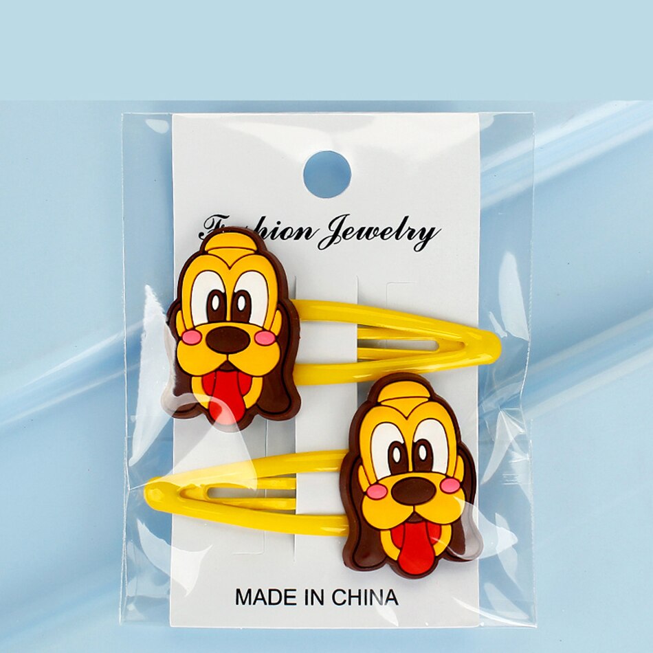 Pinces à Cheveux Mickey Mouse Bulles Noires - Jinmei, Neuves Avec étiquettes !
