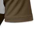 thumbnail image 5 of Betivan Men's Deer Embroidered Polo Short Sleeve Lapel Collar Button Up Solid Color Summer Casual Travel Beach Vacation Streetwear Tops, 5 of 7