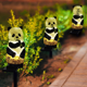thumbnail image 1 of Lámpara LED de resina solar con forma de panda para exteriores, resistente a la lluvia, con enchufe para suelo, para decoración de jardín, césped y paisaje, 1 of 4