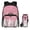 Baseball Sprinkle Pink, variant on chaqlin Patchwork Cat Backpack for Girls Children School Backpack,Kids Bookbag with Lunchbox and Bottle Holder,3Piece School Backpack Set Back to School Gifts to Boys and Girls