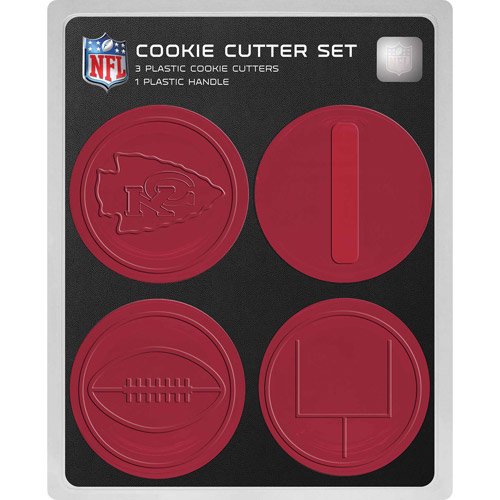 NFL Kansas City Chiefs Cookie Cutter Set