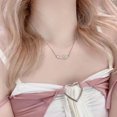 thumbnail image 2 of nipocaio Coeur Pendentif Collier d'Amour - Zircone Cubique Brillant, 2 of 4