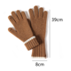 thumbnail image 2 of Guantes de punto trenzado para mujer con parche en la palma para pantalla táctil, 2 of 5