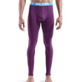 thumbnail image 5 of Mikilon Men Solid Casual Tight Base High Waist Breathable Keep Warm Ankle-Length Pants, 5 of 5