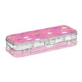 thumbnail image 2 of Plastic Pencil Box Large Capacity Pencil Boxes Clear Boxes with Snap-Tight Lid Stylish Office Supplies Storage Organizer Box Playful Cartoon Halloween Icons, 2 of 7