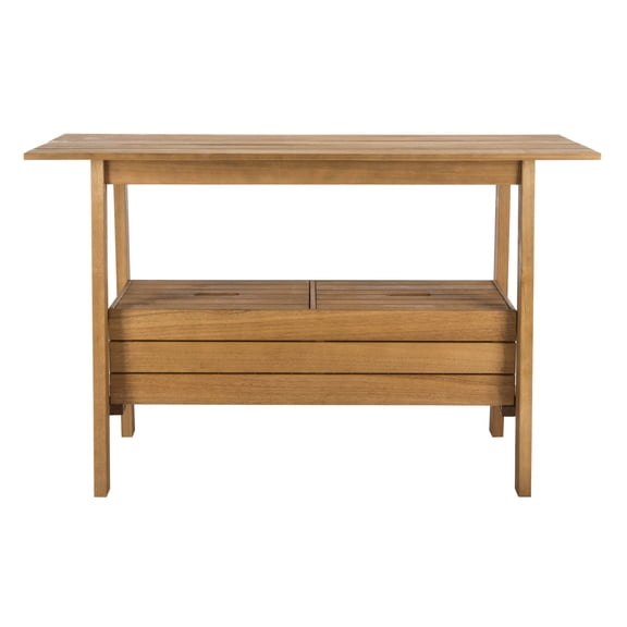 Safavieh Bertie Outdoor Modern Tea Trolley with Storage