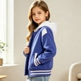 thumbnail image 5 of Kids Jackets Relax Drop Shoulder Warm Bomber Coat Large Color Selection Birthday Banquet Outdoor Walk Kid Top Jacket, 5 of 6