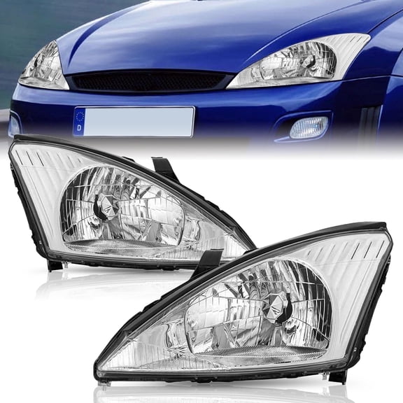 For 2000 2001 2002 2003 2004 Ford Focus Halogen Headlights Assembly Left Right