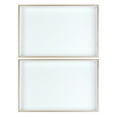 thumbnail image 2 of Unique Bargains 2 Stackable PU Leather Jewelry Boxes Organizer Tray with Removable Divider White Flat Tray, 2 of 6