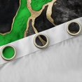 thumbnail image 4 of Homewish Adult Fashion Marble Black Out Curtains, Black Green Abstract Ombre Curtains Pack of 2 (42x63 Each), Modern Artwork Bedroom Curtains, Curtains Blackout Home Decor, 4 of 6