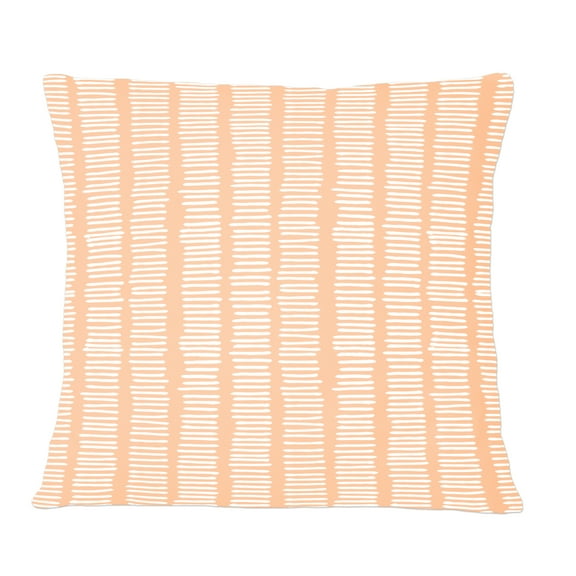 Designart Retro Abstract Lines Pattern' Mid-Century Modern Throw Pillow - 12x20