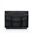 thumbnail image 6 of Bowery Hill Modern Wood Multi-Storage Buffet Cabinet in Black, 6 of 6