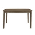 thumbnail image 3 of Benjara Rectangular Shape Wooden Dining Table with Tapered Legs, Rustic Brown, 3 of 3