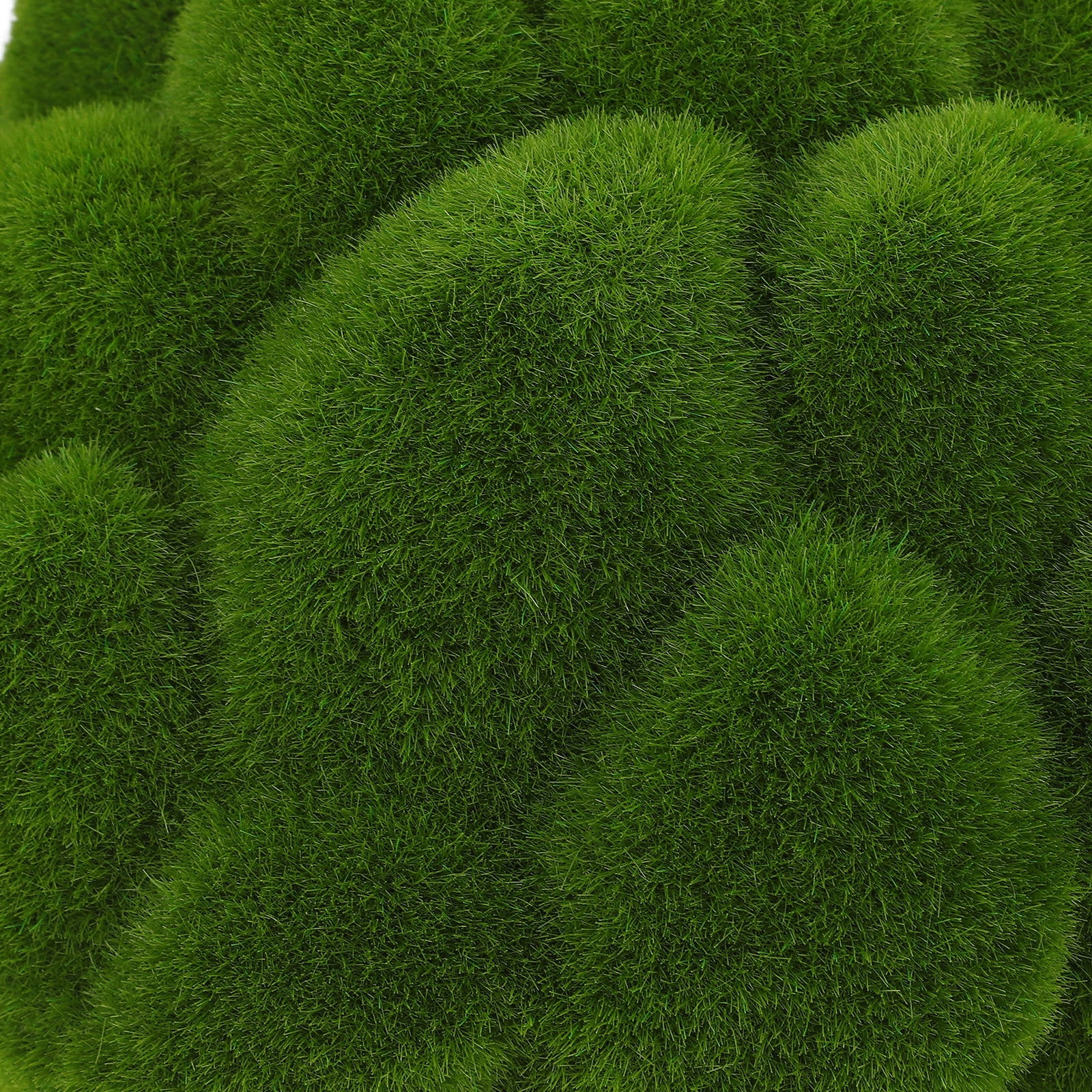 Mobestech 2-Pack Realistic Artificial Moss Rock Decor for Indoor Home Decoration, Natural-Looking Moss Pieces