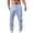 Bleu Clair, variante sur Pantalons Décontractés pour Hommes 2025 Printemps et Été Petite Année Toutes Saisons Hip Hop Garçons Dormeuses Respirantes Amples Joggeurs de Sport Décontractés pour Hommes Pantalons Décontractés à Nouer Jolie Maison Pantalons Larges