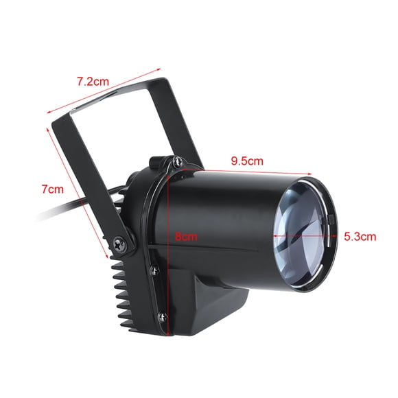 Foco LED de 30 W para fiestas, discoteca, pub, festival, efecto Pinspot, 110 V, foco LED para teatro infantil, fiesta familiar, club, Navidad, decoración del hogar, DJ, KTV, discoteca, fiesta